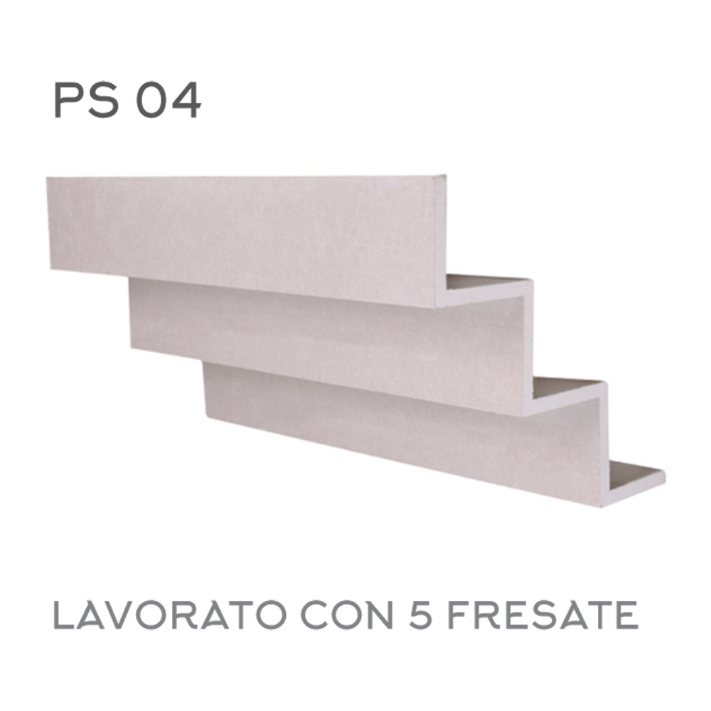 PS 04 - Profilo sagomato a 3 gradini